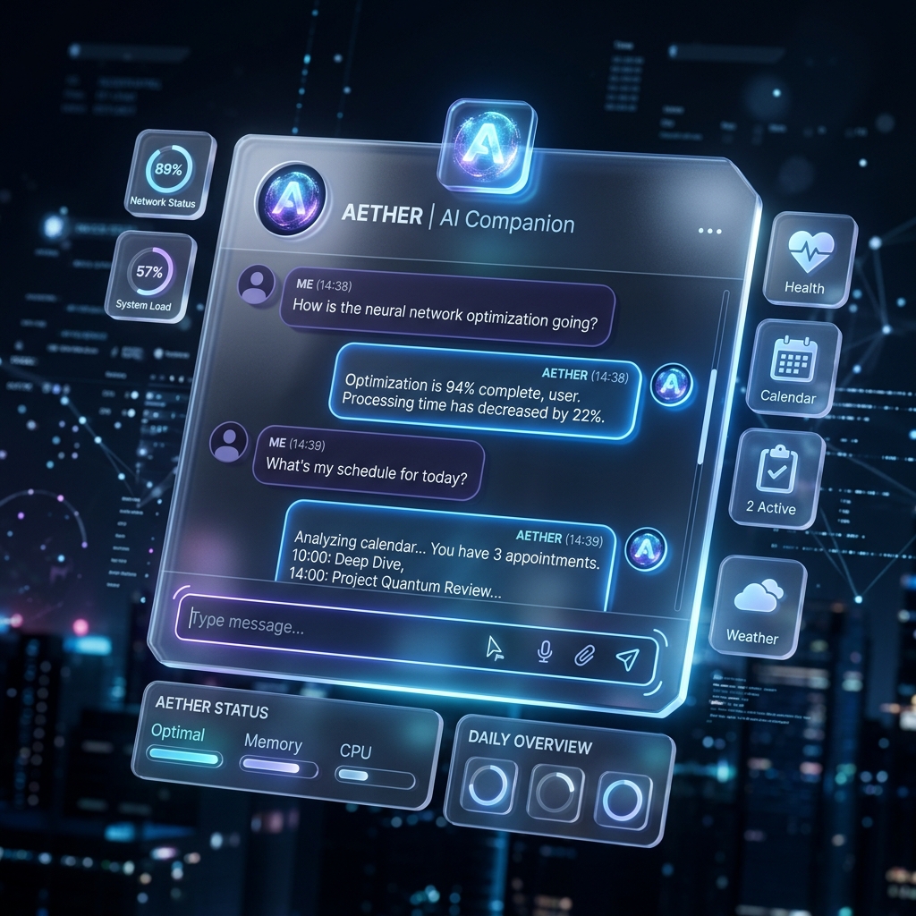 Personal AI Companion Interface